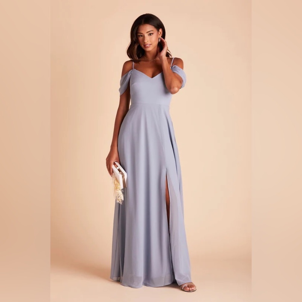 Dusty Blue Birdy Grey Bridesmaid Dress